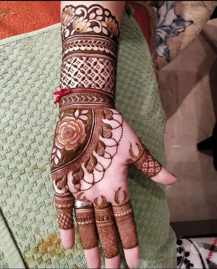 Latest engagement mehndi designs 2026